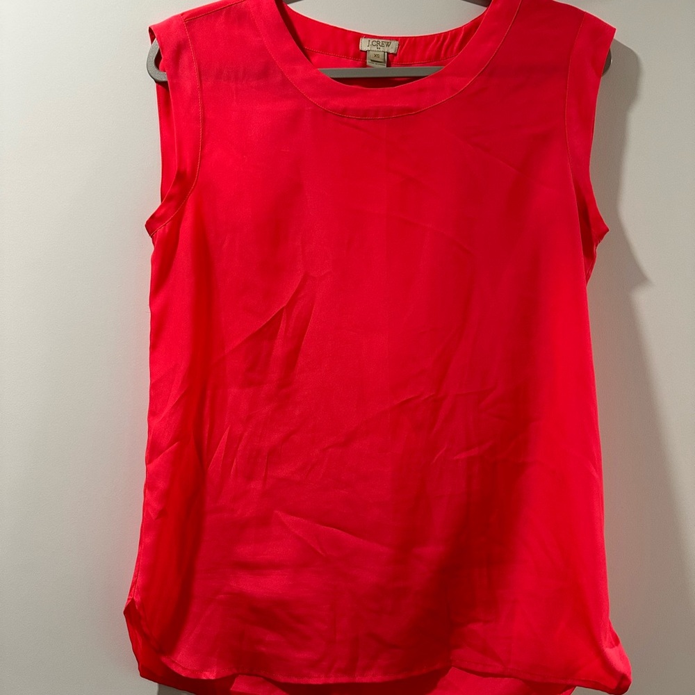 Bright Pink Sleeveless Top